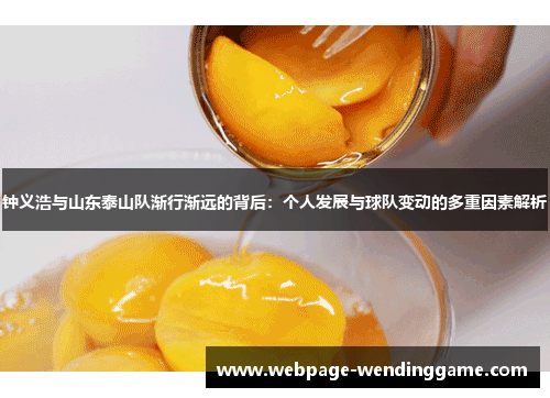 钟义浩与山东泰山队渐行渐远的背后：个人发展与球队变动的多重因素解析